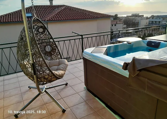 Mit Drei Schlafzimmern- Whirlpool Und Meerblick By Interhome Apartment