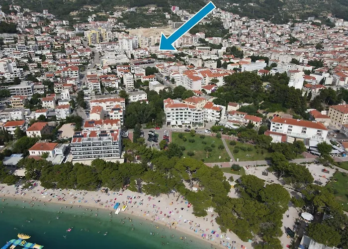 Daire Mit Drei Schlafzimmern- Whirlpool Und Meerblick By Interhome Makarska